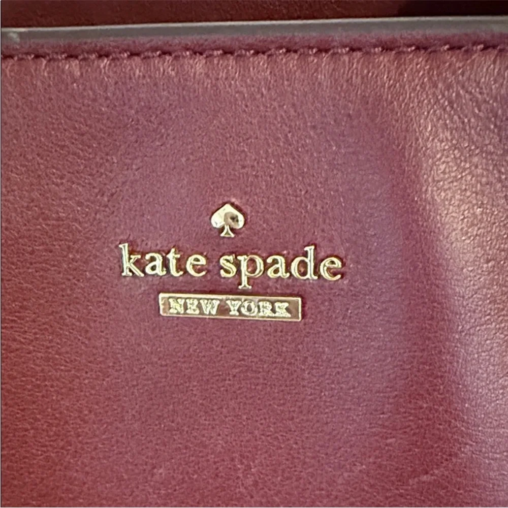 Kate Spade Deep Burgundy Shoulder Bag - Picture 5 of 6